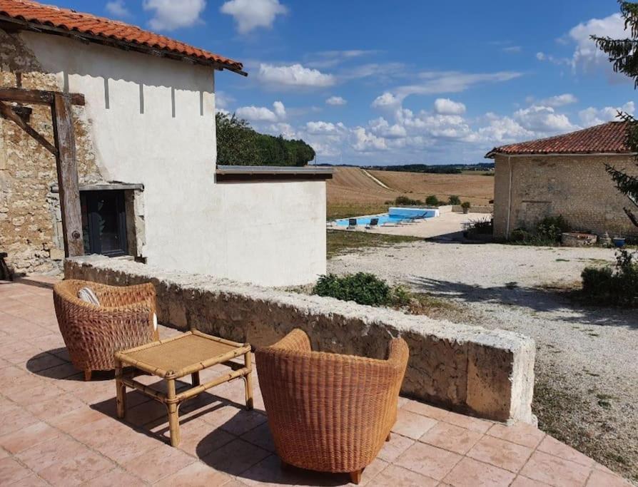 French Farmhouse Retreat With Pool & Superb Views. Blanzac  Exterior foto